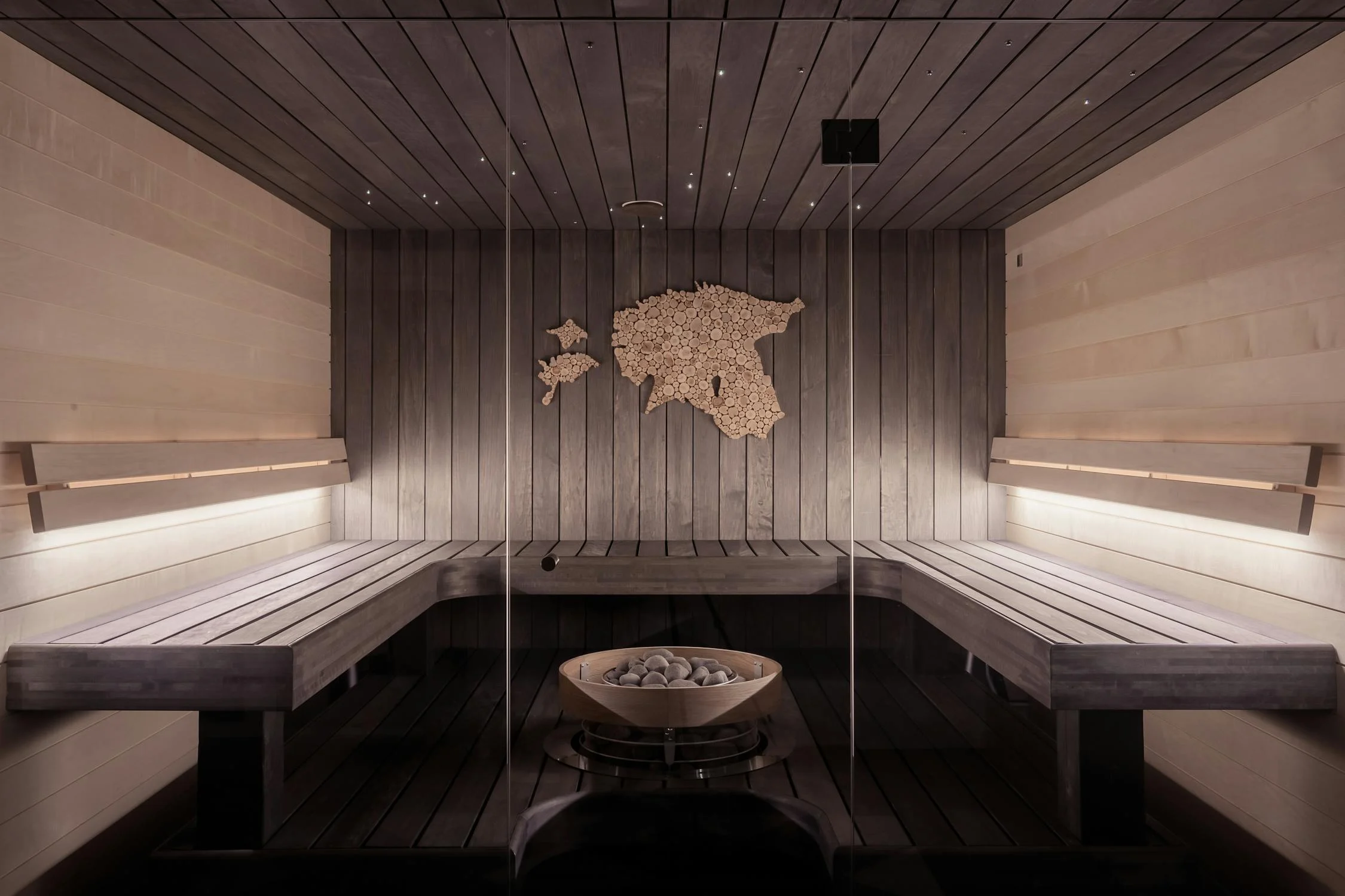maßgeschneiderte Luxus-Sauna
